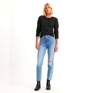 Levi's Blue Straight Leg Jeans Vintage-Inspired